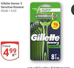 Aktuelles Sensor 3 Sensitive Rasierer Angebot bei GLOBUS in Braunschweig ab 4,99 €