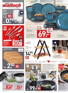 Wolle im Möbel Wallach Prospekt "19% MEHRWERTSTEUER GESCHENKT!" mit 12 Seiten (Hildesheim)