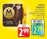 EDEKA Schweinfurt - Magnum Eis Angebot im Prospekt Magnum Eis bei EDEKA im Schweinfurt Prospekt für 2,79 €