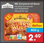 XXL Currywurst mit Sauce Angebote von Hofmaier bei Netto Marken-Discount Dortmund für 2,49 €