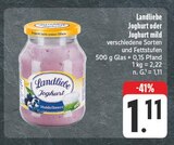 Joghurt im Angebot bei EDEKA in Schweinfurt Joghurt Angebote von Landliebe bei EDEKA Schweinfurt für 1,11 €