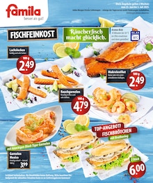 Lachs im famila Nordost Prospekt "Fischmarkt" mit 2 Seiten (Kiel)