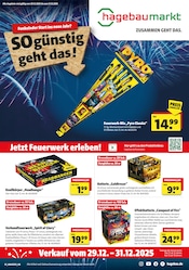 Aktueller hagebau kompakt Prospekt mit Feuerwerk, "Feuerwerksverkauf", Seite 1