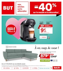 Prospectus But "Jusqu'à -40% sur le meuble et la décoration", 48 pages, 07/02/2023 - 06/03/2023