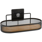 Étagère métal et plateau en bambou en promo chez Maxi Bazar Antony à 7,99 €