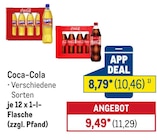 Aktuelles Coca-Cola Angebot bei METRO in Neumünster ab 8,79 €