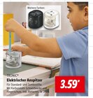 Elektrischer Anspitzer von TRONIC für 3,59 € bei Lidl im Angebot Elektrischer Anspitzer von TRONIC im aktuellen Lidl Prospekt