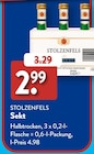 Sekt im Angebot bei ALDI SÜD in Singen Sekt Angebote von STOLZENFELS bei ALDI SÜD Singen für 2,99 €