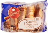 GAUFRES LIÉGEOISES CHOCOLAT X5 - SEREBIS en promo chez Netto GAUFRES LIÉGEOISES CHOCOLAT X5 - SEREBIS dans le catalogue Netto