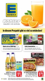 EDEKA Prospekt "Aktuelle Angebote", 56 Seiten, 21.09.2026 - 21.09.2026 Aktueller EDEKA Prospekt, "Aktuelle Angebote", mit Angeboten der Woche, gültig von 21.09.2026 bis 21.09.2026