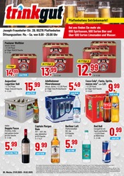 Aktueller Trinkgut Discounter Prospekt in Au und Umgebung, "Pfaffenhofens Getränkemarkt!" mit 4 Seiten, 27.01.2025 - 01.02.2025