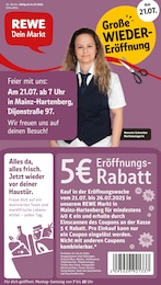 REWE Prospekt "Dein Markt" für Mainz, 26 Seiten, 21.07.2025 - 26.07.2025