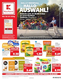 Kaufland Prospekt für Heidenau: "Aktuelle Angebote", 62 Seiten, 14.08.2025 - 20.08.2025
