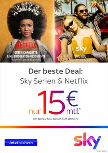 Aktueller Sky Aschersleben Prospekt "Der beste Deal: Sky Serien & Netflix" mit 4 Seiten