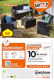Canapé Angebote im Prospekt "LES JOURS WOUI ! À ces prix tout est permis" von Weldom auf Seite 8