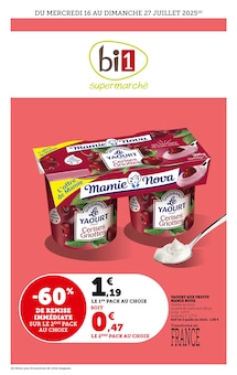 Prospectus Bi1 en cours, "bi1 supermarché", page 1 sur 18