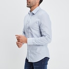 Chemise droite imprimée manches longues blanc homme - LH dans le catalogue La Halle