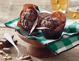 Muffin chocolat coeur fondant noisette/cacao x2 - Intermarché Hyper Muffin chocolat coeur fondant noisette/cacao x2 à 2,79 € dans le catalogue Intermarché Hyper