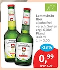 Bier von Lammsbräu für 0,99 € bei budni im Angebot Bier von Lammsbräu im aktuellen budni Prospekt