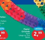 Papier Girlande im aktuellen budni Prospekt