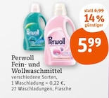 Fein- und Wollwaschmittel von Perwoll im aktuellen tegut Prospekt für 5,99 €