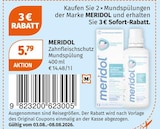 Zahnfleischschutz Mundspülung im Müller Prospekt Zahnfleischschutz Mundspülung von MERIDOL im aktuellen Müller Prospekt für 5,79 €