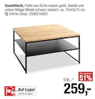 Couchtisch Angebote bei Opti-Wohnwelt Lüneburg für 259,00 €