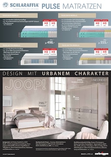 Matratze im Zurbrüggen Prospekt "zurbrüggen - IHR EINRICHTUNGSHAUS DER EXTRAKLASSE" mit 44 Seiten (Münster)