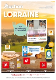 Prospectus Auchan Hypermarché à Bouxières-Aux-Dames, "Nos producteurs à l'honneur", 4 pages, 02/07/2024 - 15/07/2024