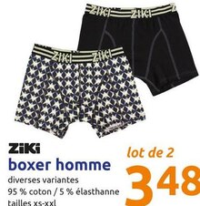 Boxer homme - Action à Aulnay-sous-Bois Boxer homme en promo chez Action Aulnay-sous-Bois à 3,48 €
