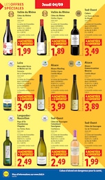 Prix et réduction Riesling dans le prospectus Lidl en cours Offre Riesling dans le catalogue Lidl du moment à la page 22
