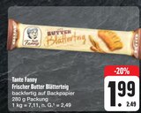 Aktuelle Butter Angebote bei E center in Erlangen Aktuelles Frischer Butter Blätterteig Angebot bei E center in Erlangen ab 1,99 €