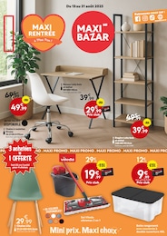 Prospectus Maxi Bazar à Villeurbanne, "MAXI RENTRÉE à Mini Prix !", 12 pages, 13/08/2025 - 31/08/2025
