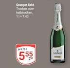 Sekt im Angebot bei GLOBUS in Maintal Sekt Angebote von Graeger bei GLOBUS Maintal für 5,55 €