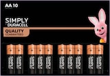 Simply AA x10 - Duracell en promo chez Netto Simply AA x10 - Duracell dans le catalogue Netto