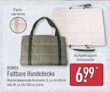 Faltbare Hundedecke von ROMEO im aktuellen ALDI Nord Prospekt