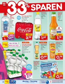Coca Cola im Netto Marken-Discount Prospekt "Aktuelle Angebote" mit 75 Seiten (Landshut)
