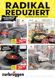 Der aktuelle Zurbrüggen Prospekt RADIKAL REDUZIERT