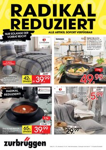 Aktueller Zurbrüggen Bielefeld Prospekt Zurbrüggen Bielefeld Prospekt "RADIKAL REDUZIERT" mit 12 Seiten