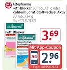 Fett-Blocker oder Kohlenhydrat-Stoffwechsel Aktiv im Rossmann Prospekt Fett-Blocker oder Kohlenhydrat-Stoffwechsel Aktiv von Altapharma im aktuellen Rossmann Prospekt für 2,96 €