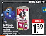 Saftige Brocken für Hunde Angebote von Gut & Günstig bei E center Nürnberg für 1,39 €