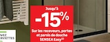 Jusqu’à -15% sur les receveurs, portes et parois de douche Sensea easy dans le catalogue LEROY MERLIN