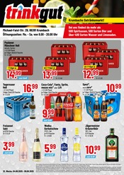 Aktueller Trinkgut Discounter Prospekt in Thannhausen und Umgebung, "Krumbachs Getränkemarkt!" mit 4 Seiten, 04.08.2025 - 09.08.2025