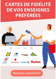 Catalogue Bons Plans 🔥 à Paris, avec 1 page Prospectus Bons Plans 🔥 à Paris, "Cartes de fidélité de vos enseignes préférées", 1 page, 07/10/2022 - 30/11/2022