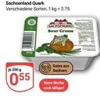 Quark Angebote von Sachsenland bei GLOBUS Braunschweig für 0,55 €
