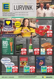 Aktueller EDEKA Discounter Prospekt in Sonsbeck und Umgebung, "Aktuelle Angebote" mit 28 Seiten, 28.07.2025 - 02.08.2025