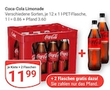 Aktuelle Cola Angebote bei GLOBUS in Koblenz Aktuelles Limonade Angebot bei GLOBUS in Koblenz ab 11,99 €