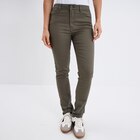 Pantalon slim stretch vert kaki femme - La Halle à Villeurbanne Pantalon slim stretch vert kaki femme en promo chez La Halle Villeurbanne à 19,99 €
