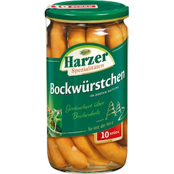 Bockwürstchen oder Schinkenkrakauer