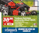 Tondeuse thermique autotractée 224cm³ MS225 - SCHEPPACH en promo chez Screwfix Calais à 249,99 €